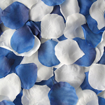 1000 Rosenblätter Mix Weiss Blau #14, 21