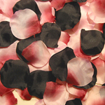 1000 Rosenblätter Mix Schwarz Rosa Bordeaux #6, 18