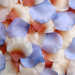 1000 Rosenblätter Mix Terracotta Beige Blau #30, 32