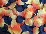 1000 Rosenblätter Halloween-Deko Kürbis-Farben Mix 18, 28